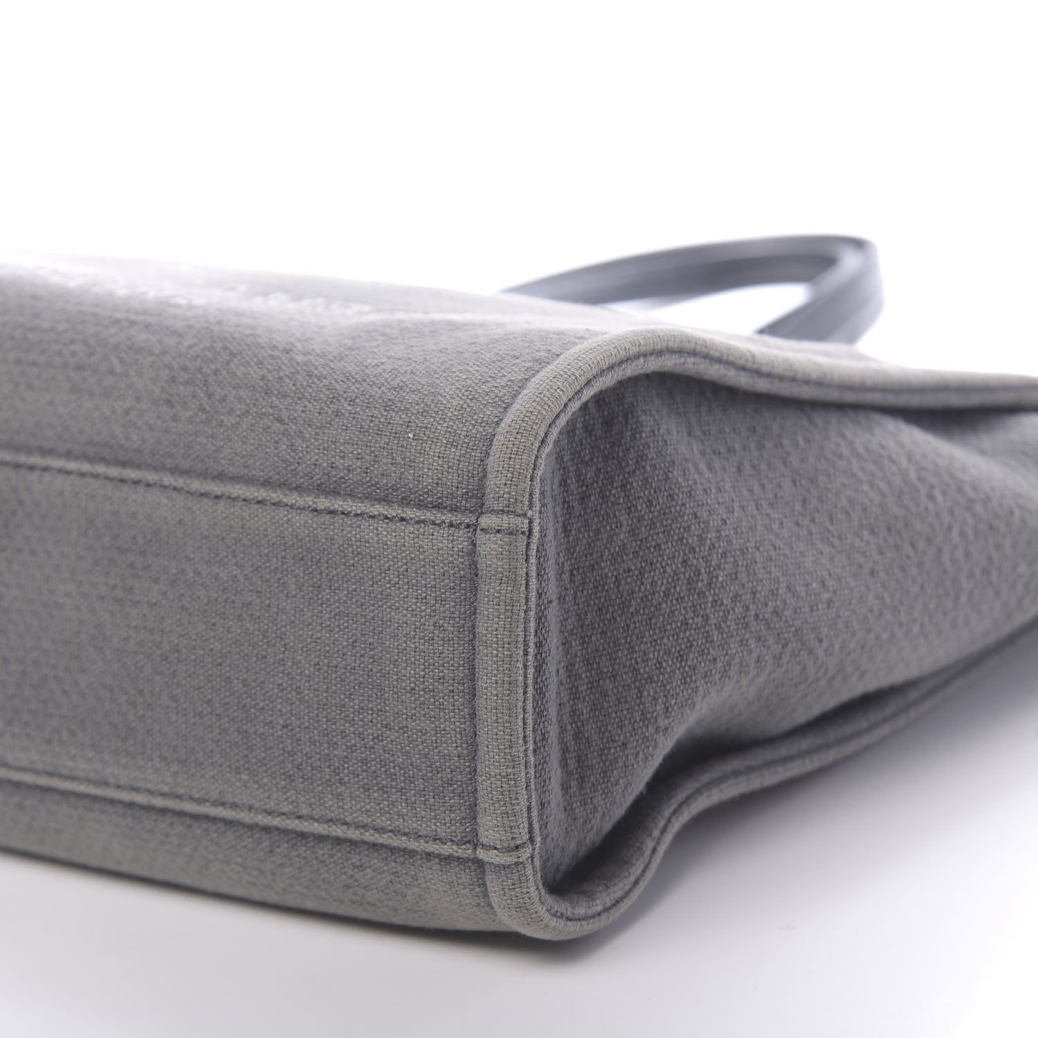 Chanel Canvas Mini Deauville Tote Grey 9 of 10