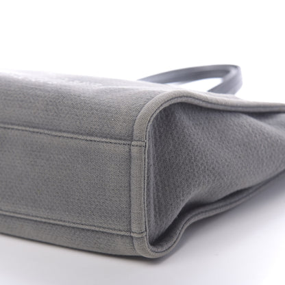 Chanel Canvas Mini Deauville Tote Grey 9 of 10
