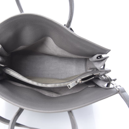 Saint Laurent Grained Calfskin Small Supple Sac De Jour Mouse Grey 5 of 18