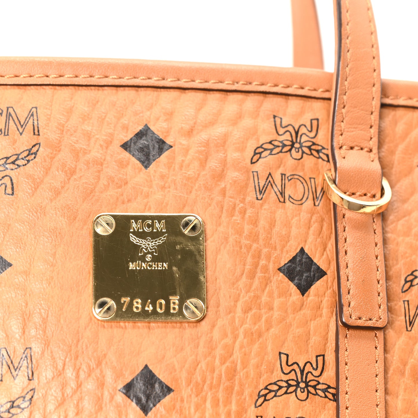 Visetos Mini Toni Shopper Tote Cognac