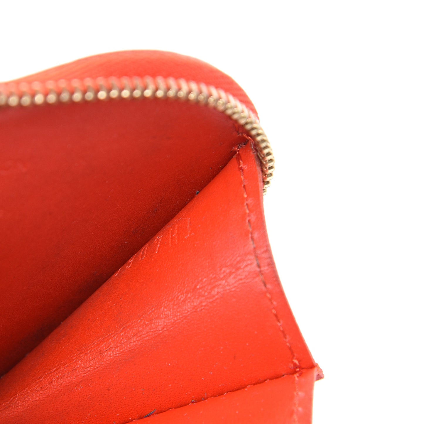 Vernis Heart Coin Purse Orange Sunset