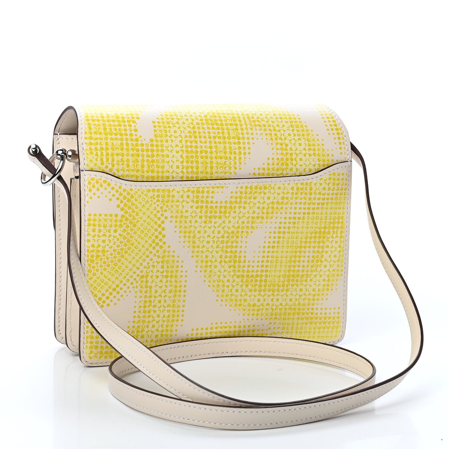 Hermes Swift Printed Circuit Mini Sac Roulis Faubourg Nata Lime Jaune Bourgeon Jaune Poussin 3 of 9