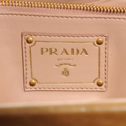 Prada Vitello Shine Large Tote Sughero Talco 6 of 9