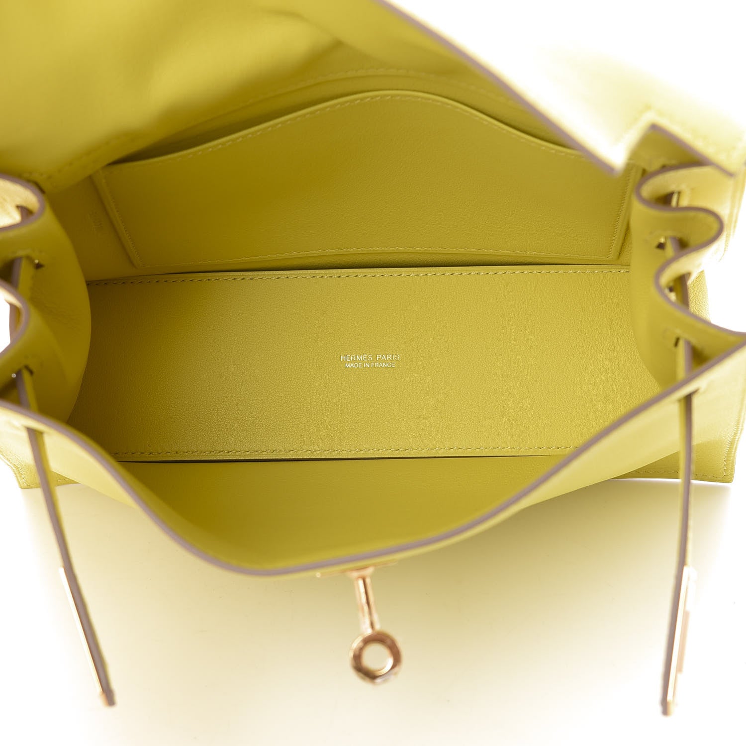 Hermes Swift Kelly Danse II Belt Bag Lime 5 of 12