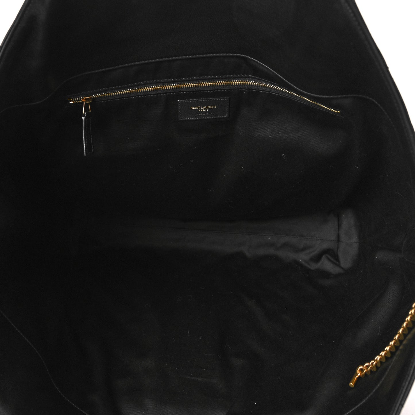 Lambskin Quilted Maxi Icare Shopping Tote Black