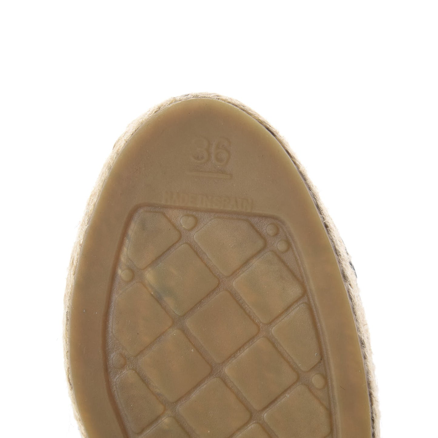 Lambskin CC Espadrilles 36 Black