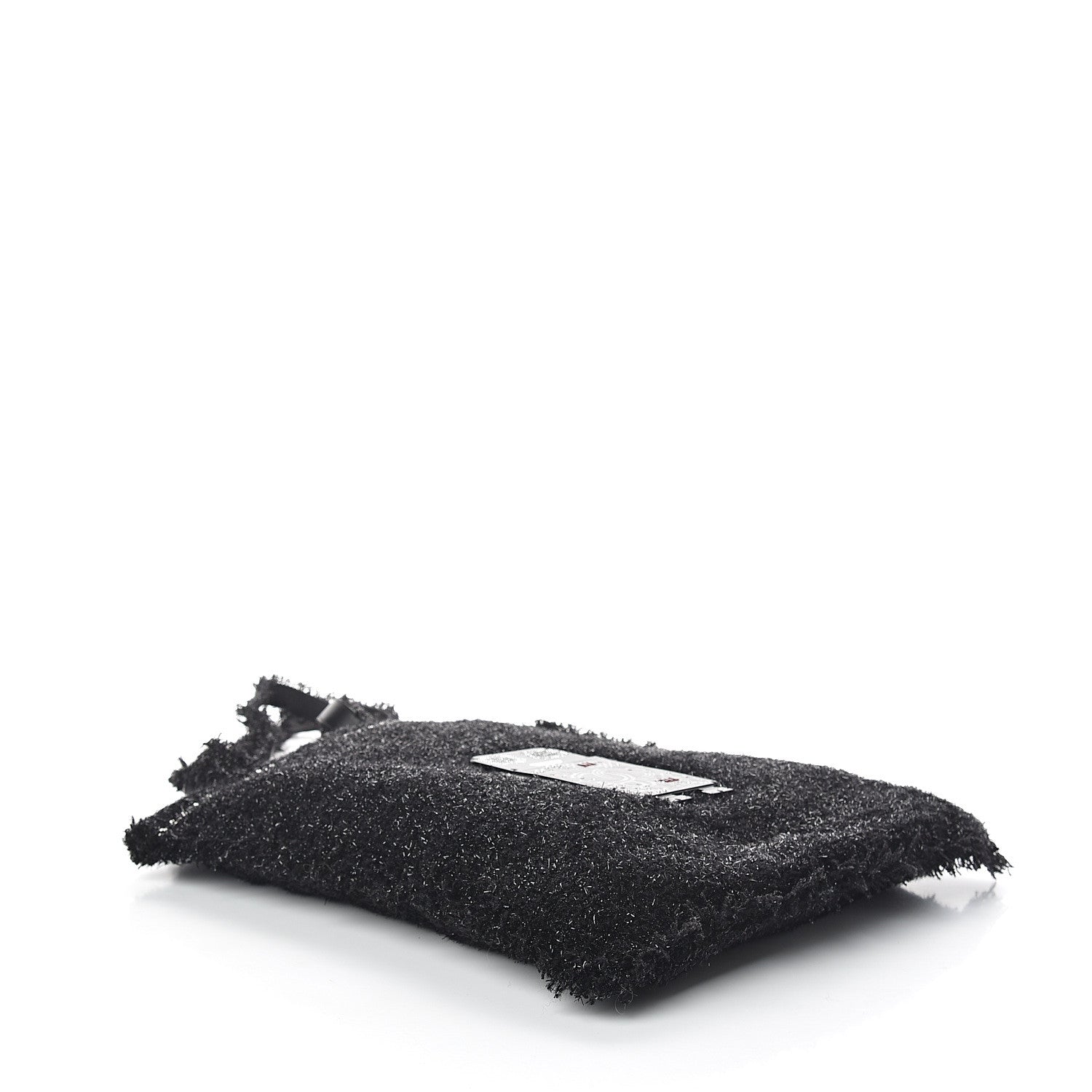 Chanel Tweed Resin Strass Large Robot Shopping Bag Black 3 of 9