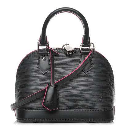 Louis Vuitton Epi Alma BB Black Hot Pink 1 of 7
