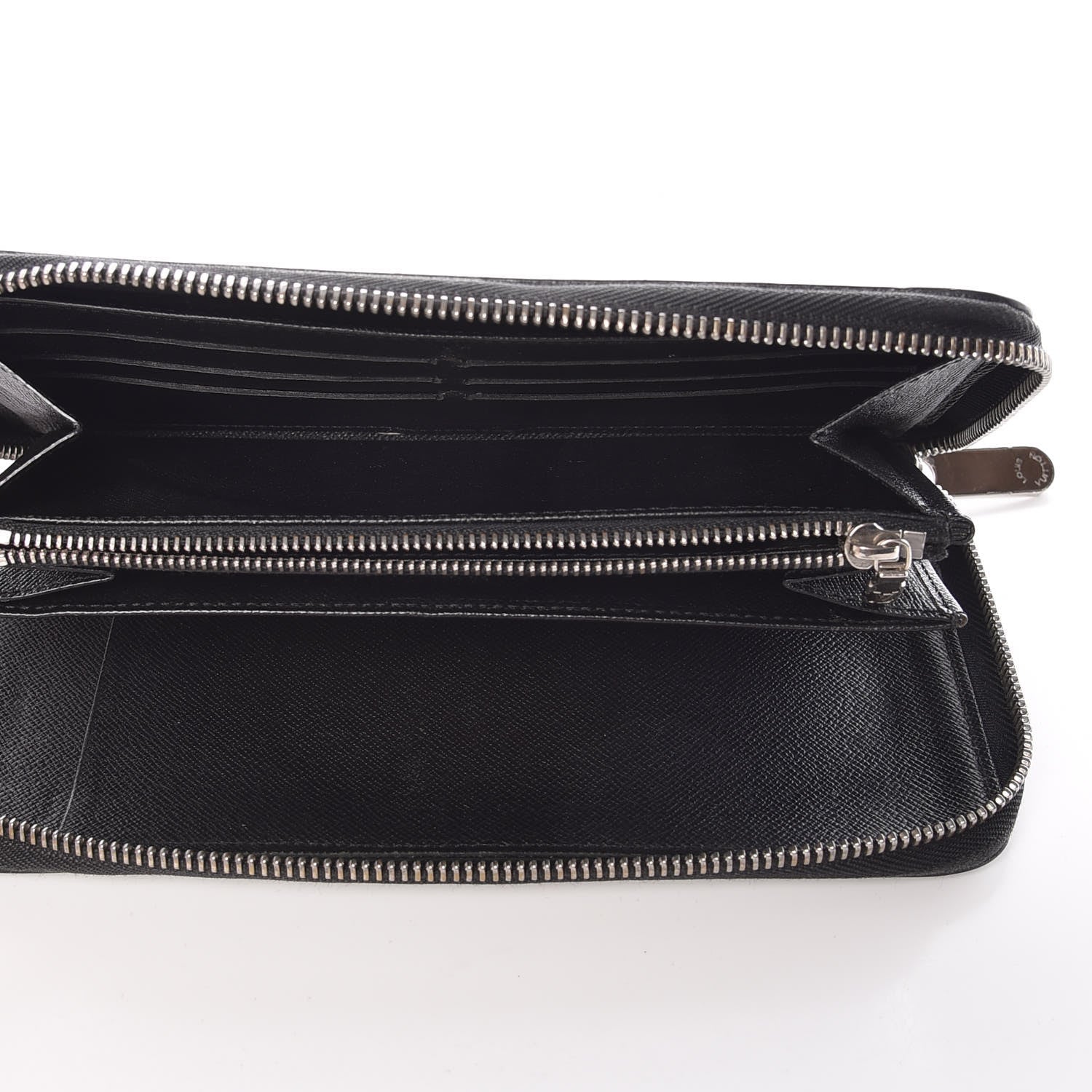 Louis Vuitton Epi Zippy Organizer Wallet Black 5 of 12