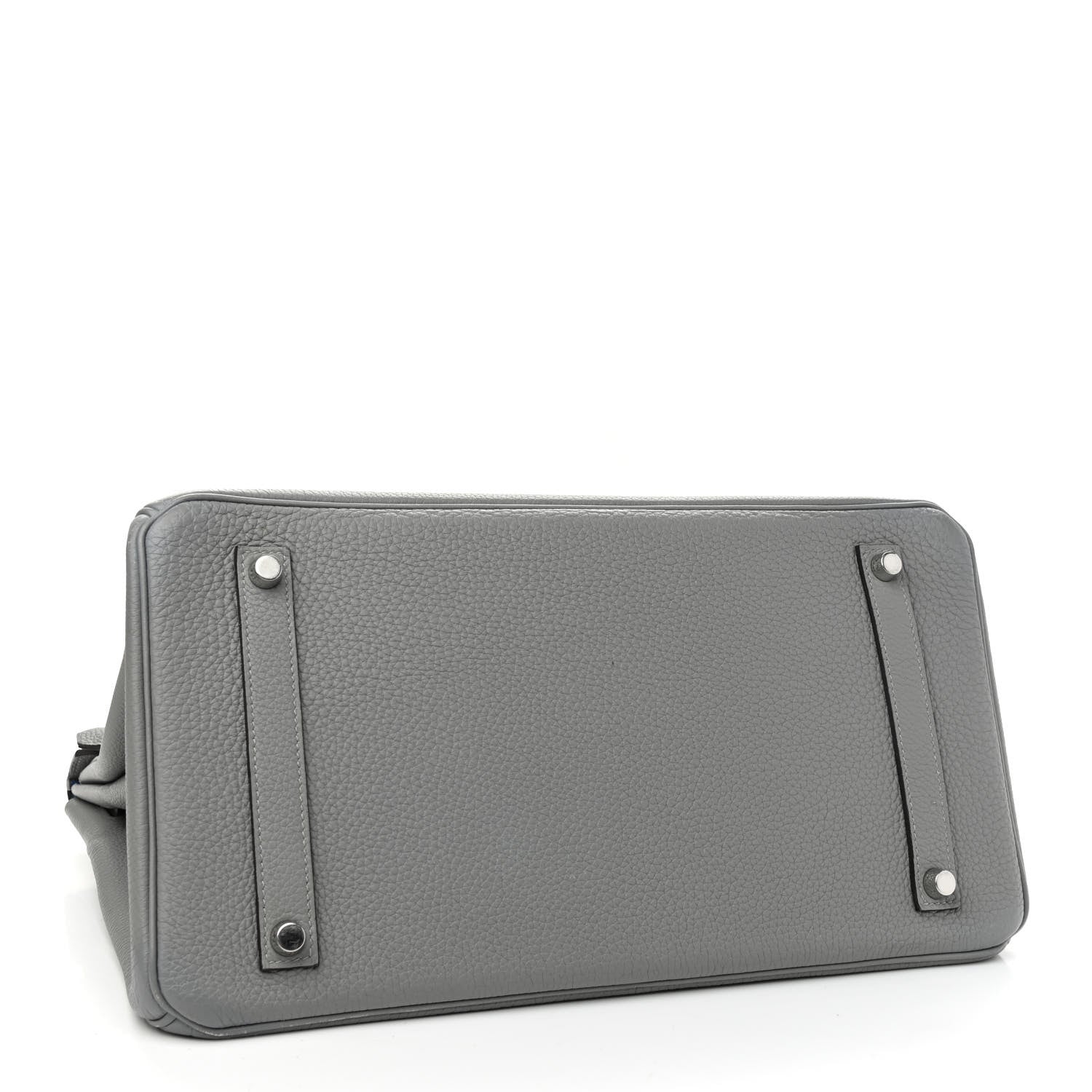 Hermes Togo Bi-Color Birkin 35 Gris Mouette Bleu Agate 3 of 14