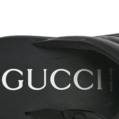 Gucci GG Nylon Platform Slide Sandals 39 Black 7 of 9