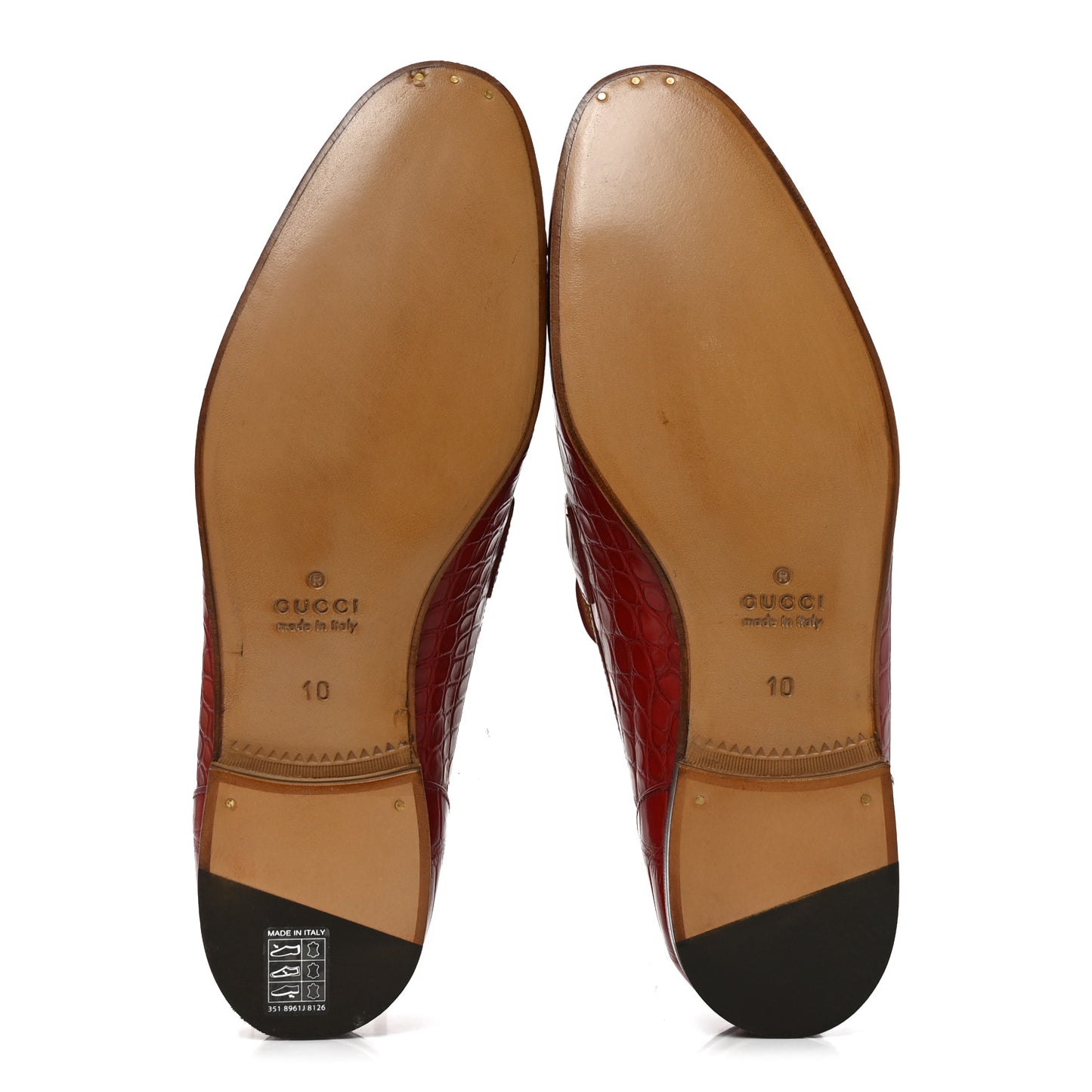 Alligator Mens Jordaan Loafers 10 Cherry Red