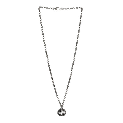 Gucci Sterling Silver Small Interlocking G Pendant Necklace 3 of 4