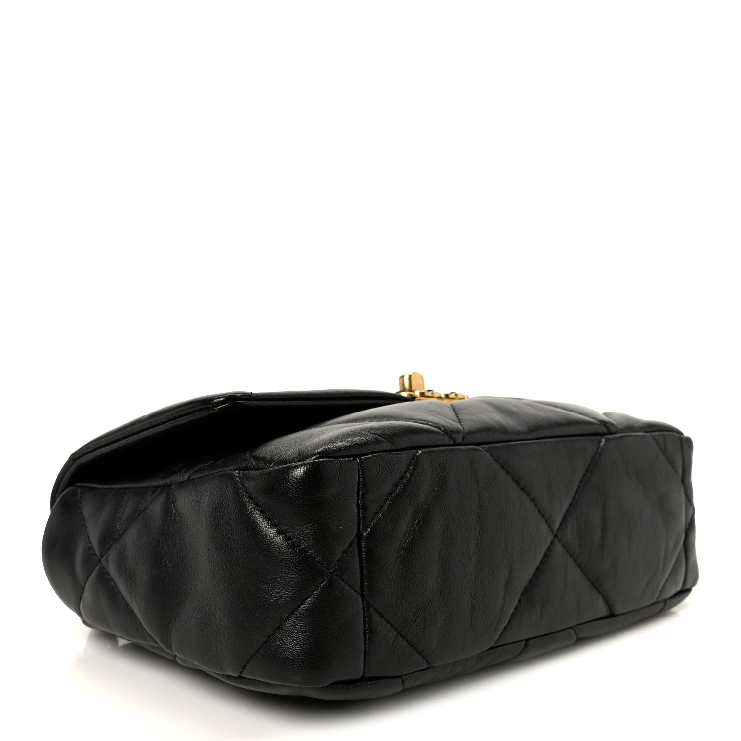 Chanel Lambskin Quilted Medium Chanel 19 Flap Black 4 of 10
