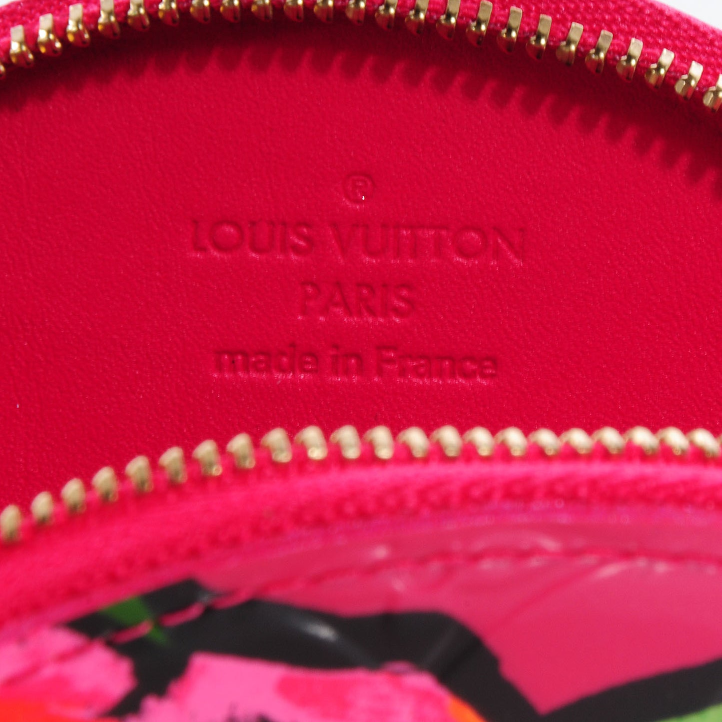 Vernis Roses Chapeau Coin Purse Rose Pop