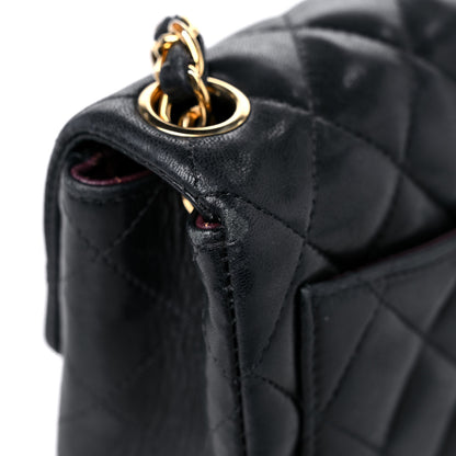 Chanel Lambskin Quilted Mini Square Flap Black 15 of 18