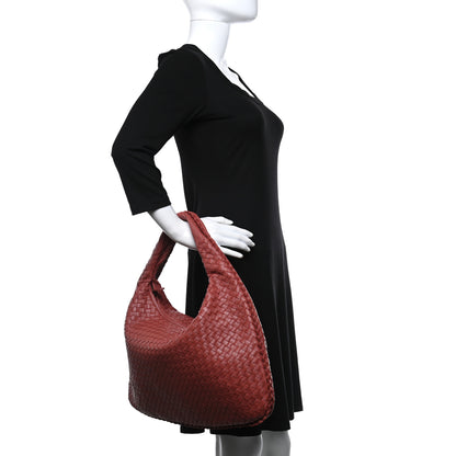 Bottega Veneta Nappa Intrecciato Large Veneta Hobo Brique 2 of 9