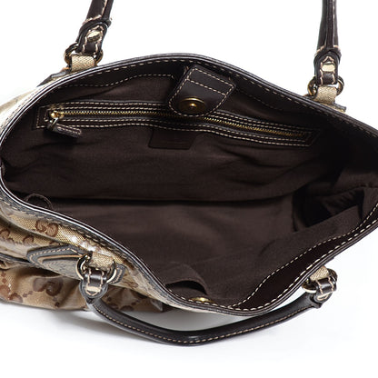 Gucci Crystal Monogram Medium Mix Tote Brown 5 of 9