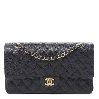 Chanel Caviar Quilted Medium Double Flap Black 1 of 11
