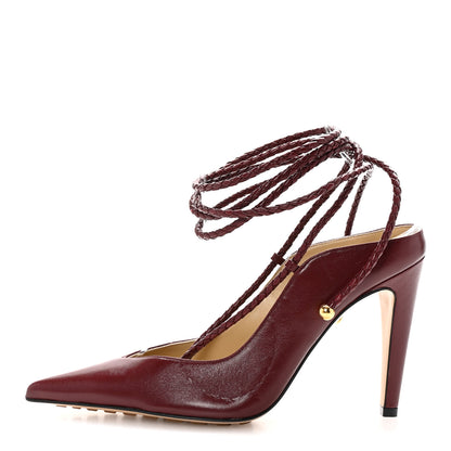 Bottega Veneta Nappa Spritz Pumps 36.5 Cherry 1 of 8