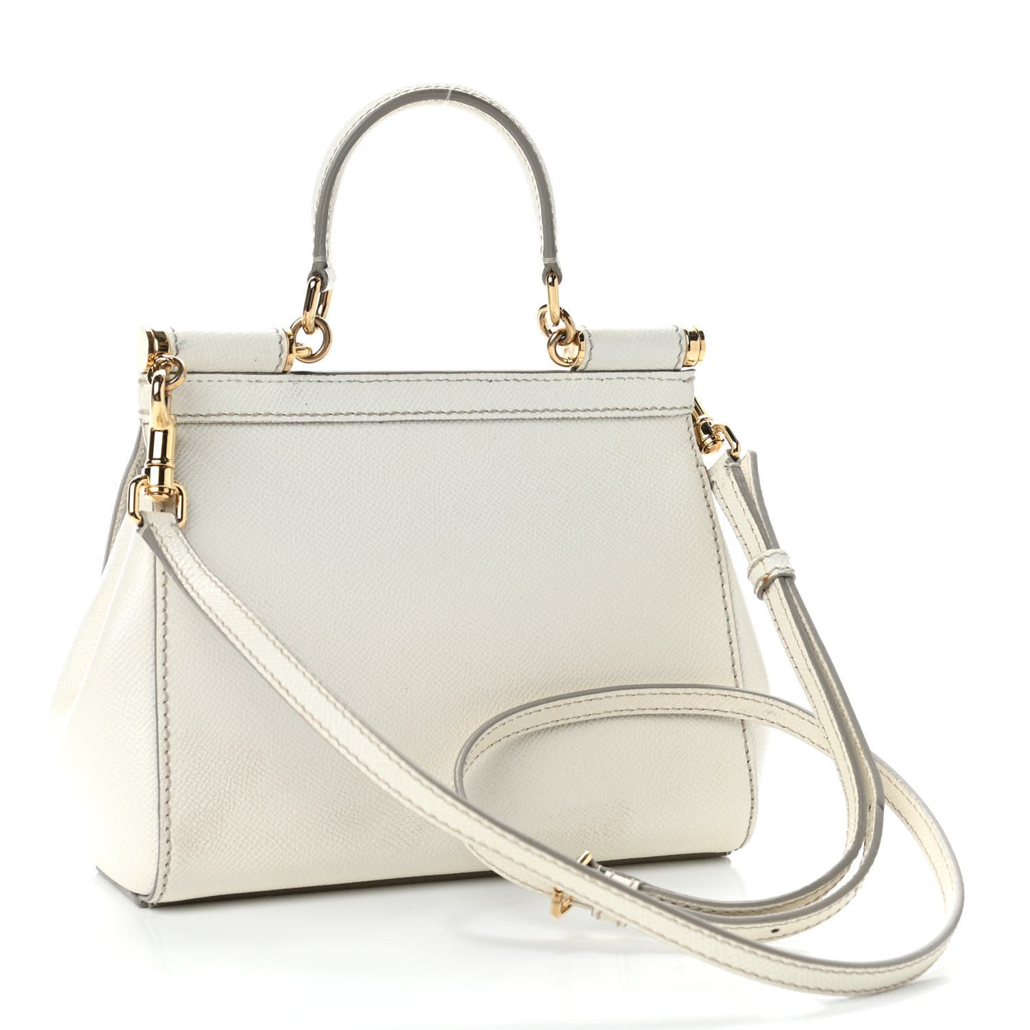 Dauphine Small Miss Sicily Satchel White