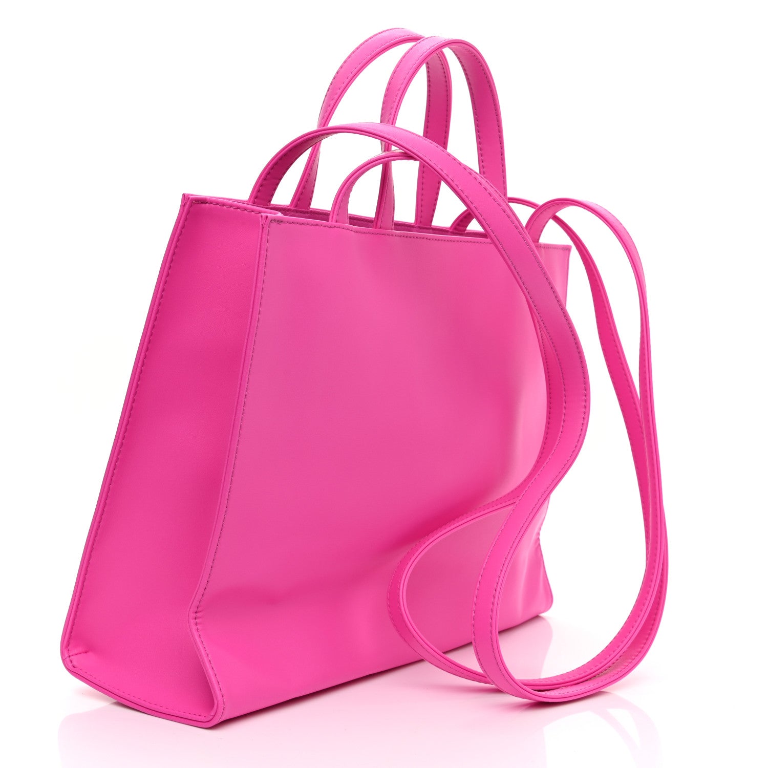 Telfar Vegan Leather Medium Shopping Bag Azalea 3 of 10
