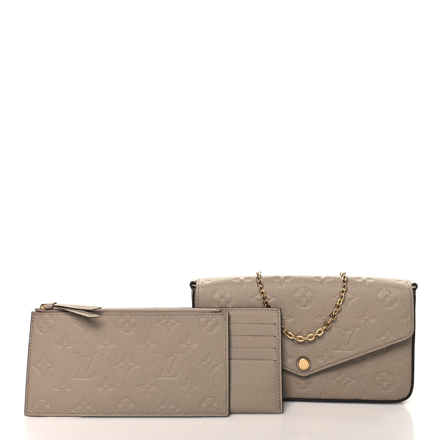 Empreinte Pochette Felicie Chain Wallet Tourterelle