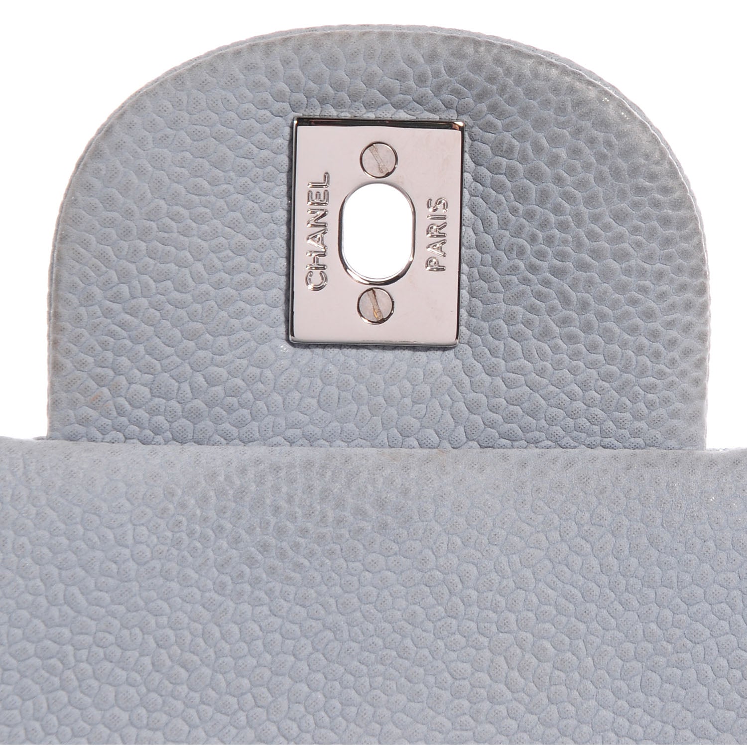 Chanel Iridescent Caviar Maxi Double Flap Grey 6 of 9