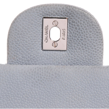 Chanel Iridescent Caviar Maxi Double Flap Grey 6 of 9