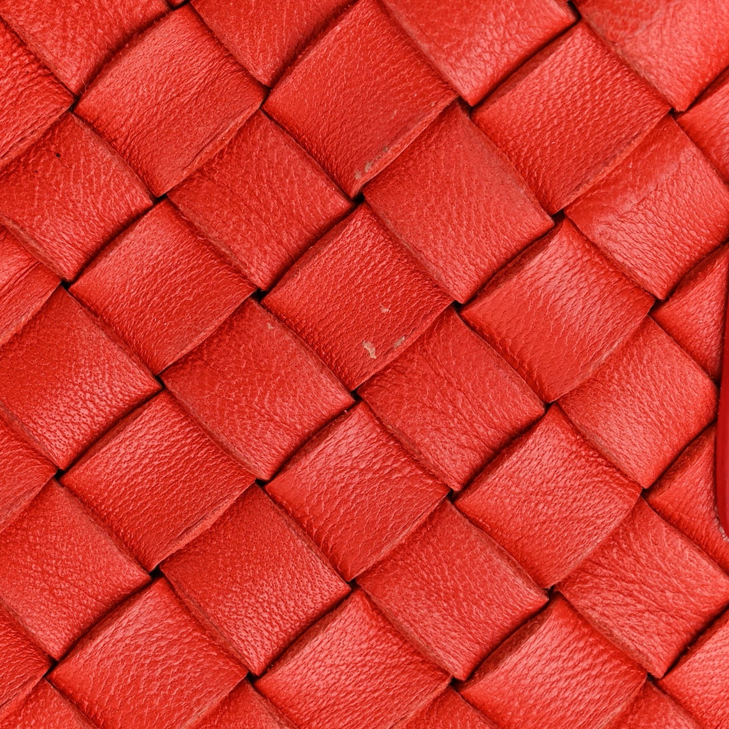 Nappa Intrecciato Mini Cabat  Red