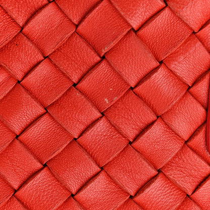 Bottega Veneta Nappa Intrecciato Mini Cabat  Red 14 of 14