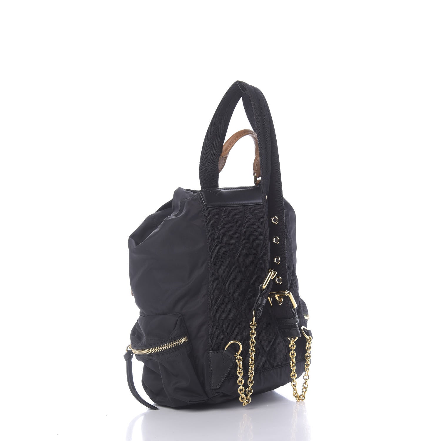 Burberry Nylon Medium Rucksack Backpack Black 2 of 9