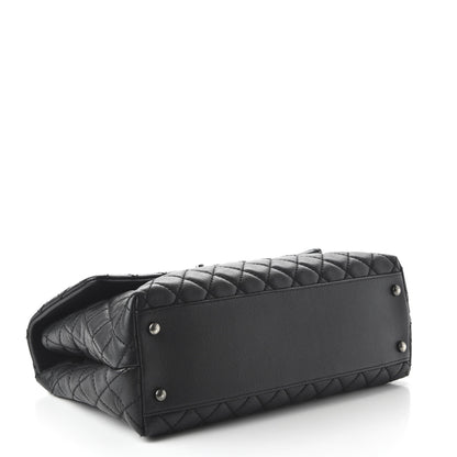 Chanel Caviar Quilted Medium Coco Handle Flap Black 4 of 11