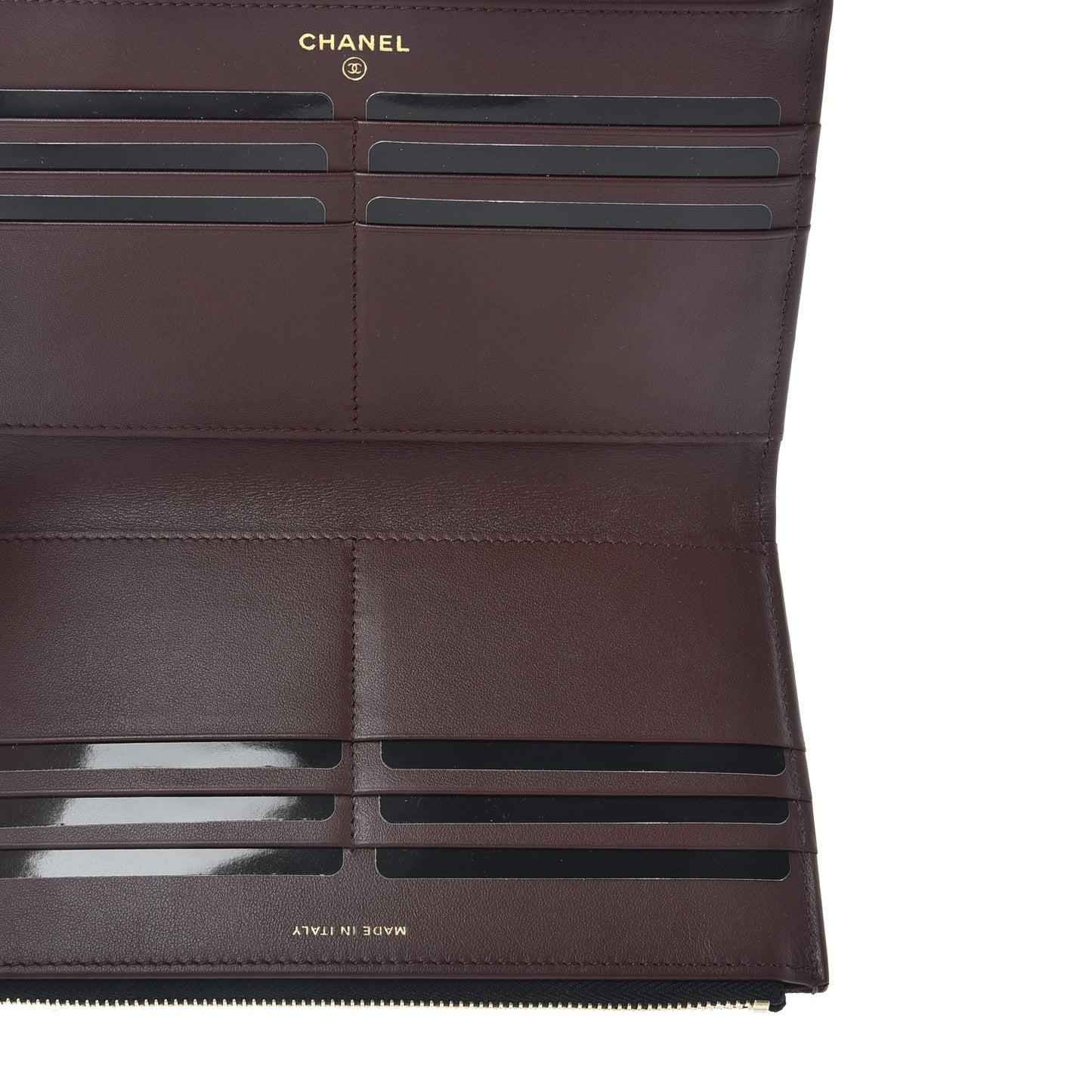 Caviar Quilted Organizer Wallet Black