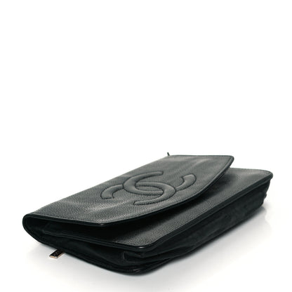 Chanel Caviar Timeless CC Wallet On Chain WOC Black 7 of 8