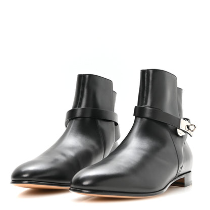 Hermes Calfskin Neo Low Boots 41 Black 4 of 9