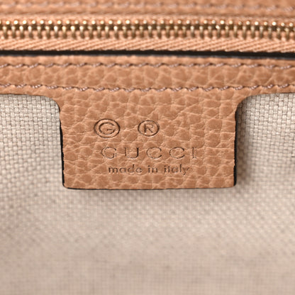 Gucci Dollar Calfskin Medium Soho Top Handle Satchel Camelia 6 of 10