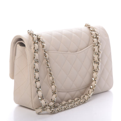 Chanel Caviar Quilted Medium Double Flap Light Beige 3 of 11