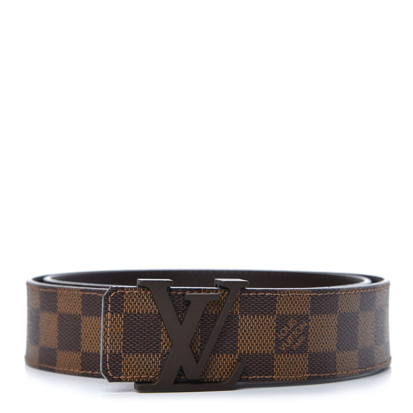 Damier Ebene 40mm LV Initiales Belt 90 36