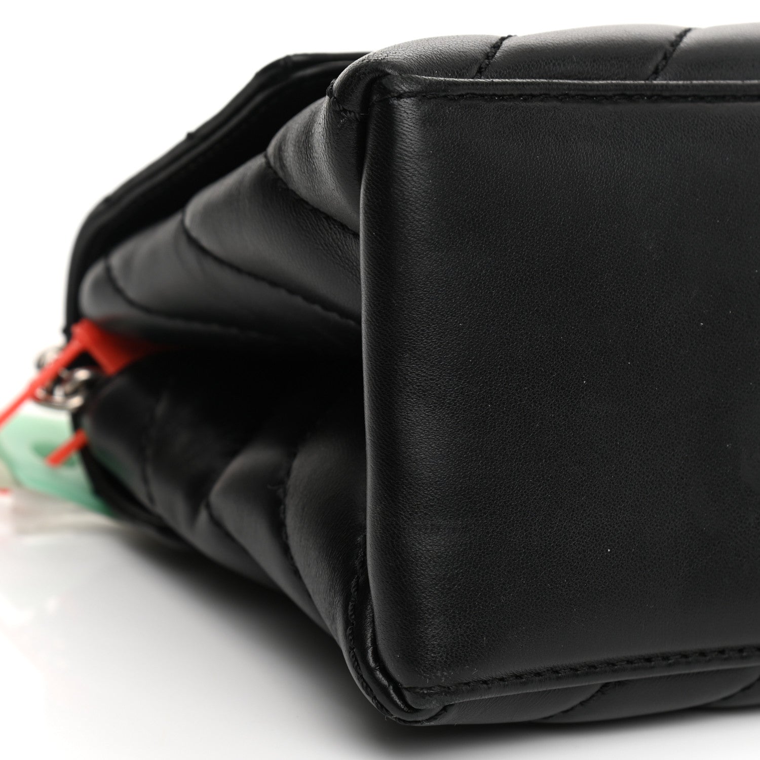 Off-White Calfskin Diagonal Quilted Jackhammer 19 Shoulder Bag Black 5 of 11