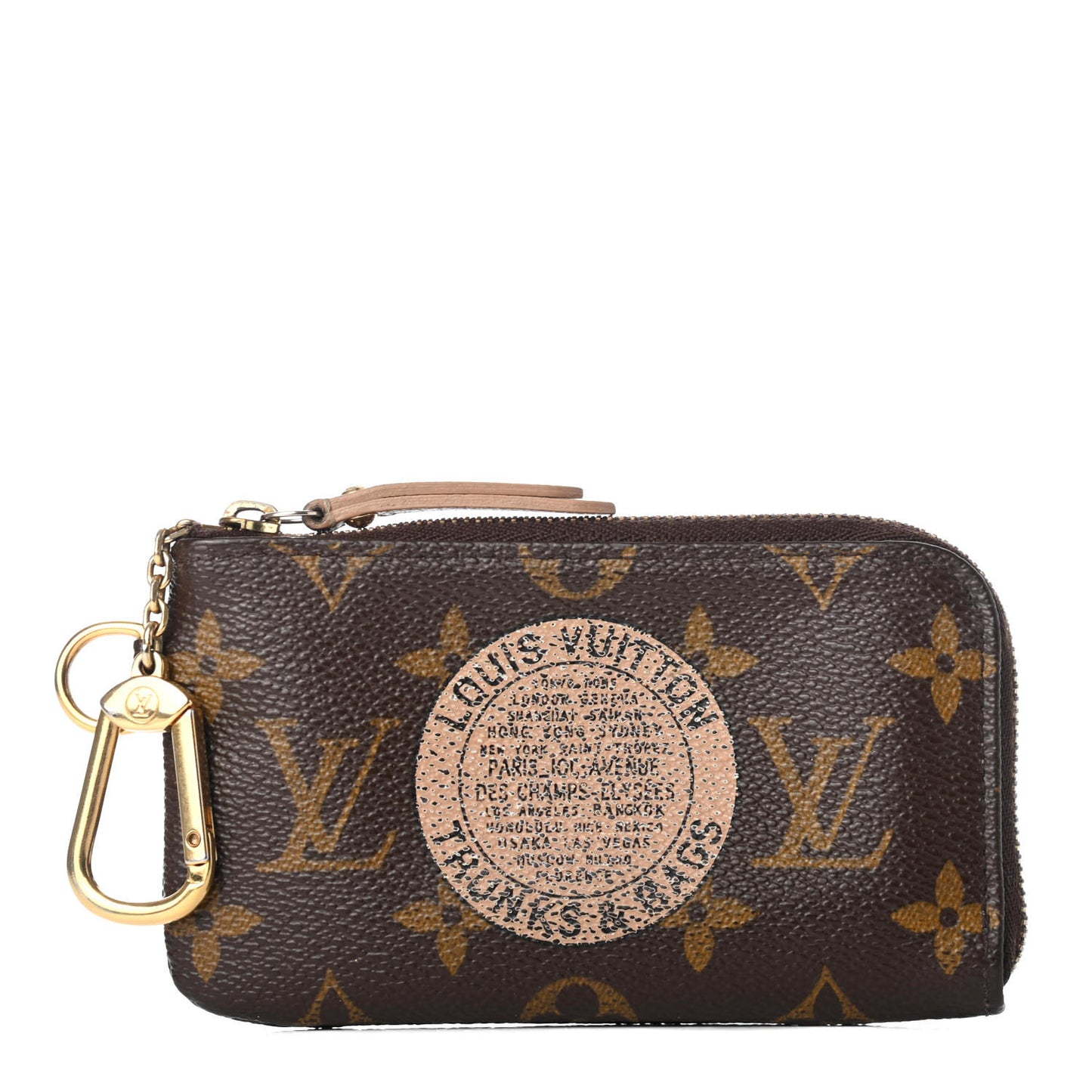 Monogram Complice Trunks and Bags Key Pouch Beige
