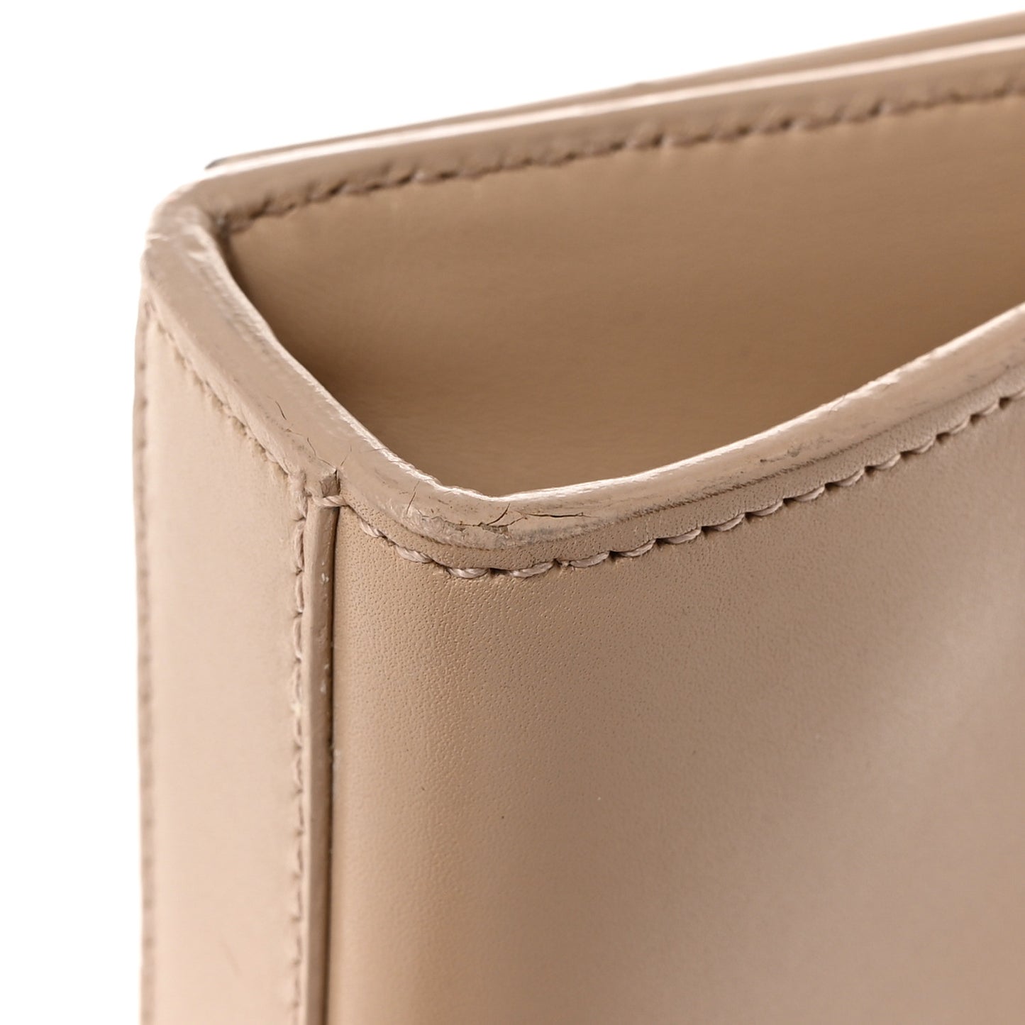 Calfskin Classic Monogram Tassel Clutch Nude Powder