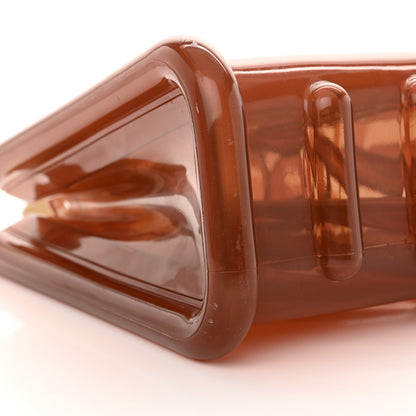 Telfar x MELISSA Jelly Medium Shopping Bag Clear Brown 8 of 11