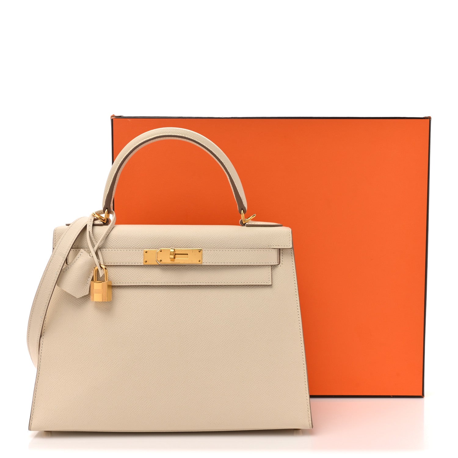 Hermes Epsom Kelly Sellier 28 Craie 15 of 15