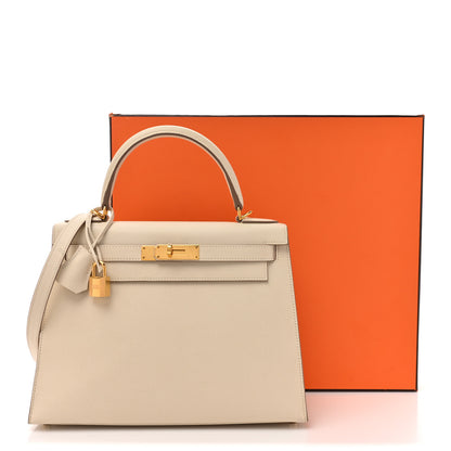 Hermes Epsom Kelly Sellier 28 Craie 15 of 15