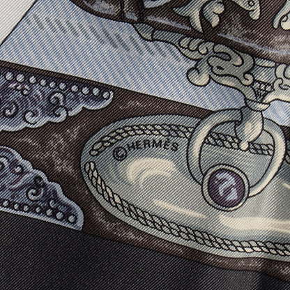 Hermes Silk Tibet Scarf 90 4 of 5