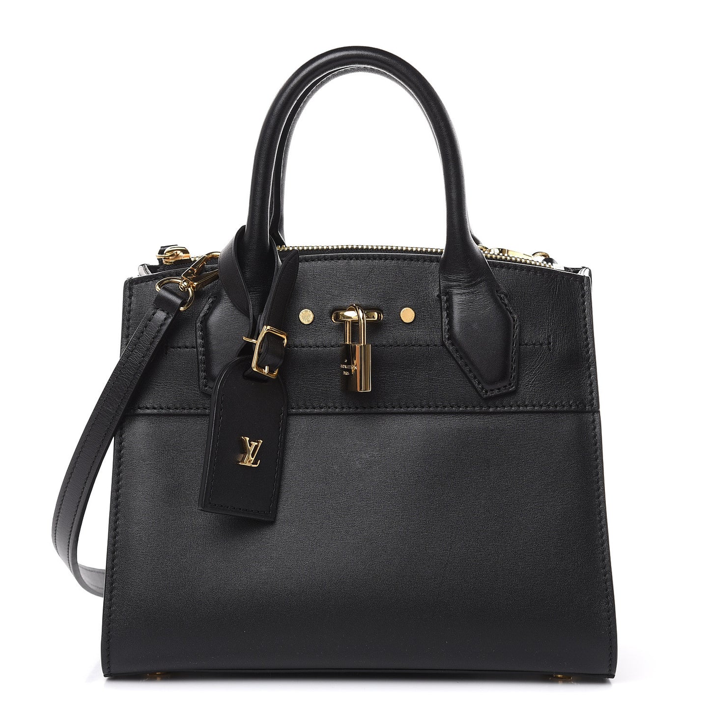 Calfskin City Steamer Mini Black