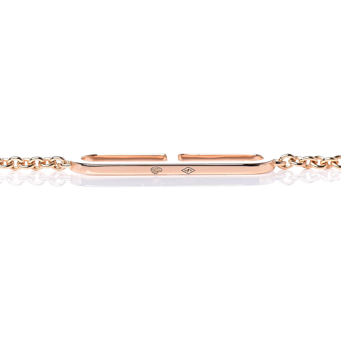 18K Rose Gold PM Ever Chaine D'Ancre Bracelet SH