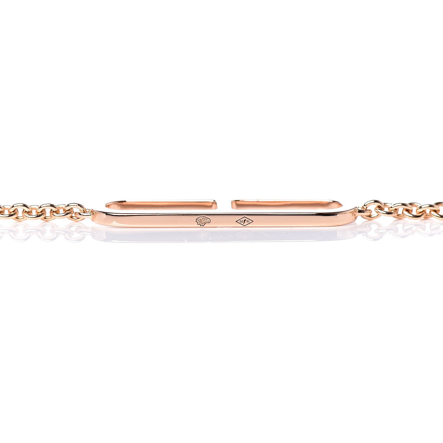 Hermes 18K Rose Gold PM Ever Chaine D'Ancre Bracelet SH 4 of 6