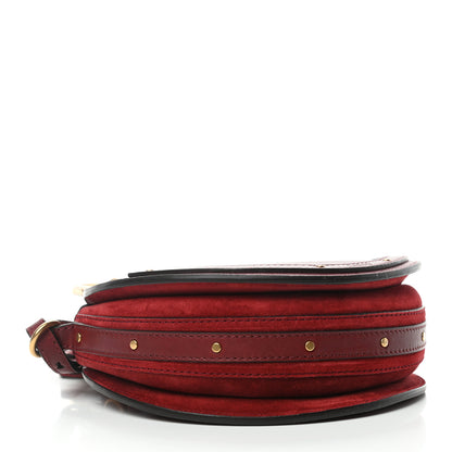 Chloe Calfskin Suede Small Pixie Bag Sienna Red 3 of 4